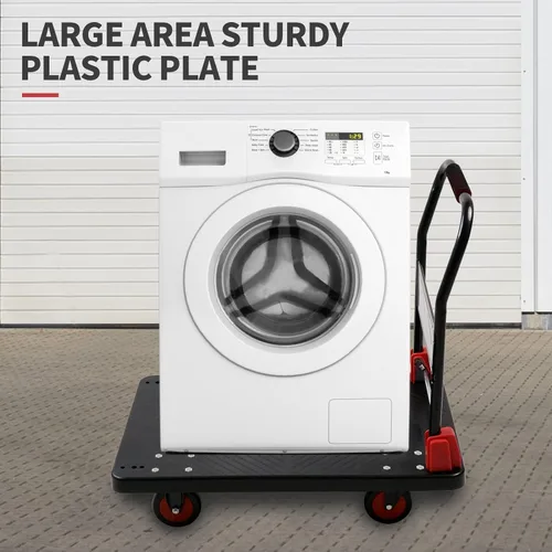 Miniatura 6 de Lomive Carretilla de Plataforma Plegable, Carros de Mano Plegables con Capacidad de Peso de 1000 Libras, Tamaño Grande de 36 x 24 Pulgadas