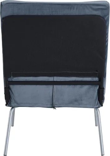 Miniatura 4 de Classic Brands Eternity - Silla decorativa tapizada sin brazos, azul, moderna de mediados de siglo, ergonómica