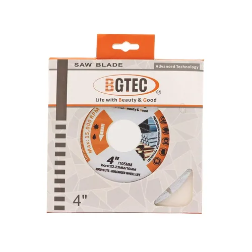 Miniatura 7 de BGTEC Disco de corte de metal de diamante, hoja de diamante de 4 pulgadas/4.134 in para cortar metal de carburo, aleaciones, hierro, acero inoxidable