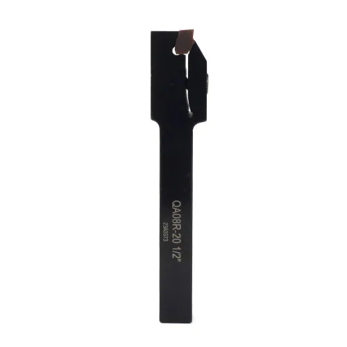 Miniatura 2 de Soporte de separación de ranurado de torno indexable de 1/2 "x 1/2" QA08R-20 con 1 pieza de inserción de carburo GTN-2 Herramienta de corte de torno