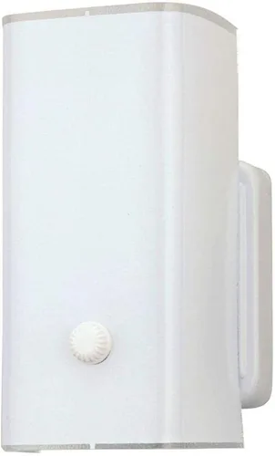 Westinghouse 6640100 - Soporte de pared con una sola luz, color blanco