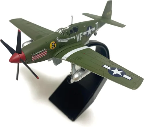 Miniatura 4 de Modelo de avión fundido a troquel P-51 Mustang 1/72 de América del Norte