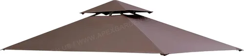 APEX GARDEN Toldo de repuesto para el modelo #L-GG034PST, HD Hampton Bay Heathermoore Patio al aire libre 8 pies x 5 pies Gazebo para parrilla (solo