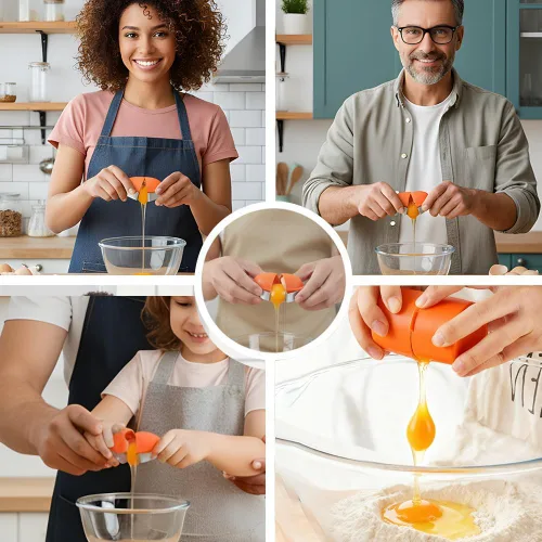 Miniatura 5 de Abridor de huevos 2026, herramienta de acero inoxidable, removedor multifuncional de cáscara para huevos crudos y duros, accesorio de cocina