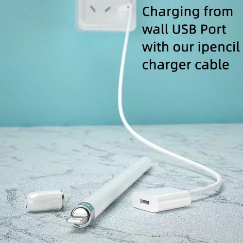 Miniatura 5 de Diseño para cargador de lápiz Apple, adaptador de Apple Pencil de 1 pie/1 paquete, cargador iPencil de carga rápida compatible con Apple Pencil