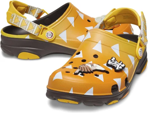 Miniatura 6 de Crocs Zuecos clásicos ajustables para todo terreno Demon Slayer para hombre