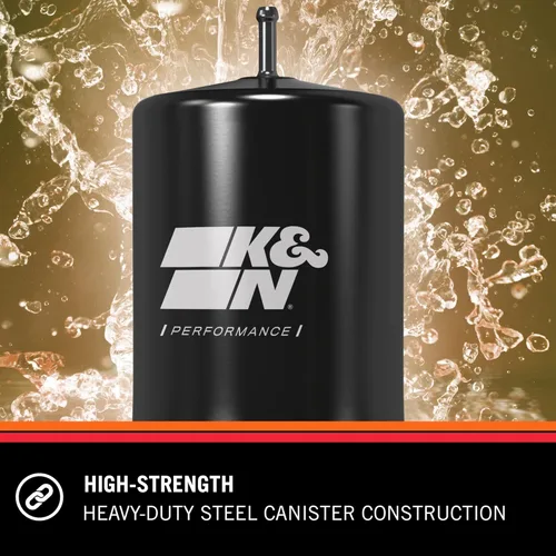 Miniatura 6 de K&N Filtro de combustible de gasolina: Filtro de combustible de alto rendimiento, protección premium del motor, compatible con motores de gasolina