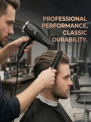 Miniatura 2 de Secador de pelo de salón, secador de pelo profesional, motor de CA con difusor para mujeres y hombres, secado rápido 5X, potente y silencioso
