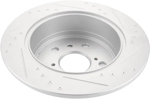 Miniatura 4 de SCITOO Rotores de disco sólido traseros de 11.06 pulgadas (11.063 in) + pastillas de freno de cerámica de repuesto para Lexus ES350 2013-2018