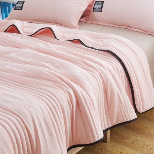 Miniatura 3 de soputry Manta refrescante de seda, manta refrescante para sudores nocturnos, manta ligera de verano ultra fría y transpirable para personas que Gris