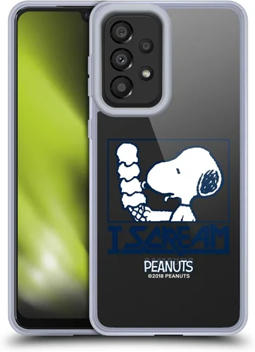 Miniatura 90 de Head Case Designs Funda de gel con licencia oficial de Peanuts Woodstock Insignia Rock Tees [protección de grado militar] compatible con Samsung