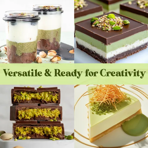 Miniatura 6 de Kataifi - Paquete de masa de filo rallado y pasta de pistacho para chocolate de Dubái, auténtica pastelería kataifi picada seca turca (1.1 libras)