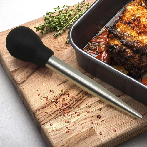 Miniatura 2 de KAYCROWN Levantadores de pavo y asado de pavo, con 2 agujas de adobo y tenedores de acero inoxidable para aves de corral, elevadores de aves