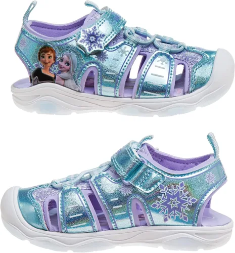 Miniatura 2 de Disney Girls Frozen Summer Light Up Sandals - Outdoor Slip-on Quick Dry Waterproof (ToddlerLittle Kid)