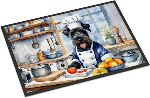 Miniatura 140 de Caroline's Treasures DAC6179MAT Affenpinscher - Tapete para puerta delantera, para interiores y exteriores, para entrada, antideslizante, lavable