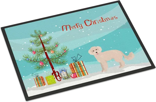 Miniatura 274 de Caroline's Treasures CK3799MAT Akita Shepherd - Tapete de árbol de Navidad de 18 x 27 pulgadas, tapete para puerta delantera, interior y exterior