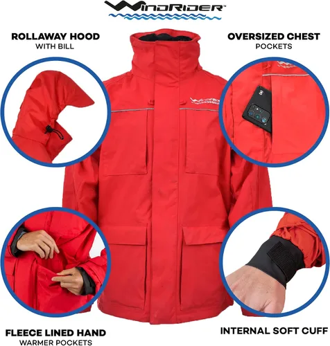 Miniatura 3 de WindRider Pro Foul Weather Gear - Traje de lluvia, transpirable e impermeable