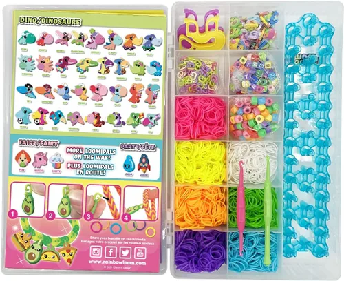 Miniatura 4 de Rainbow Loom Combo con dijes Loomi-Pals y el original R0001