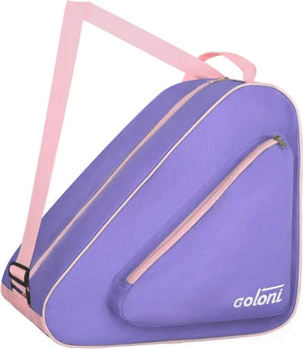 Miniatura 8 de Goloni Bolsa de patinaje para patines de hielo, patines en línea, patines y cuádruples, bolsa de equipo de patinaje unisex para adultos