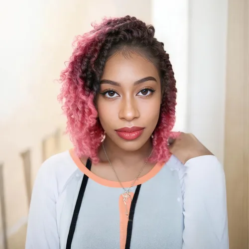 Miniatura 27 de Paquetes de extensiones de cabello de trenza de ganchillo Passion Twist - Combo de color mixto (6 paquetes 1B+1 paquete T1B/27+1 paquete T1B/30)