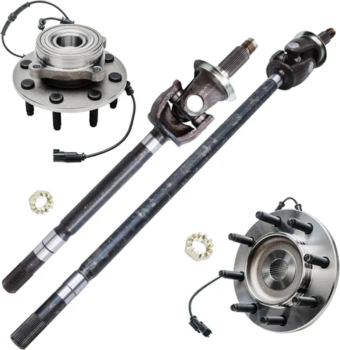 Miniatura 146 de Detroit Axle - Kit de nudillos de dirección delantera izquierda para Ford Edge Lincoln MKX 07-10, cojinete de rueda del lado del conductor, nudillo