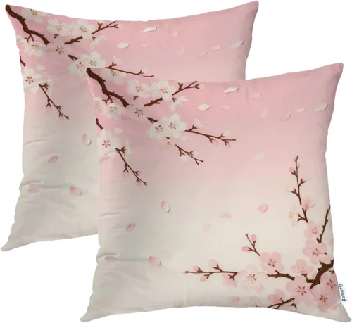Miniatura 8 de Batmerry Black Cat Green Leaves Throw Pillow Covers, Cat Among Foliage Decorative Pillow Covers Digital Printing Blended Fabric for Couch Sofa Bed