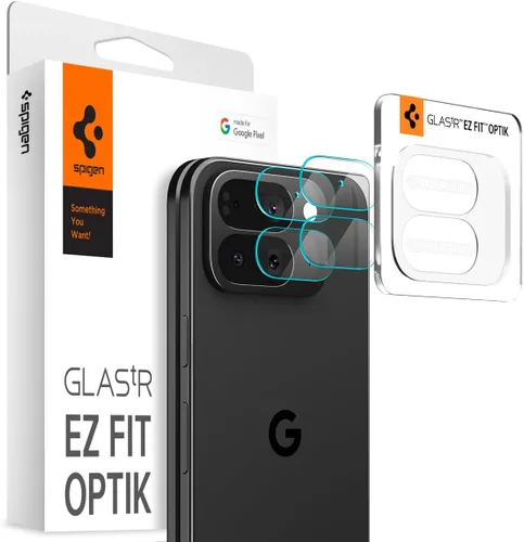 Miniatura 8 de Spigen Protector de pantalla y lente de cámara [Glas.tR EZ Fit Optik] diseñado para Pixel 10 Pro XL [compatible con carcasas] - 2