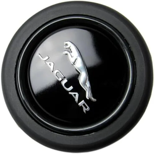Miniatura 22 de Q1-TECH, botón redondo JDM universal para volantes aftermarket de 6 pernos con abertura de dos pulgadas 2" para botón de bocina (AUD-BK)