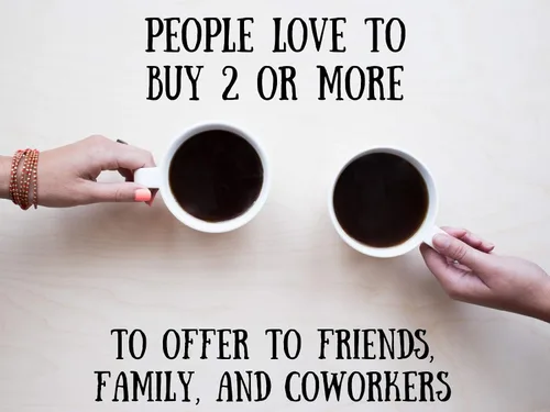 Miniatura 8 de Olla Podrida - Taza divertida para amantes de la comida, regalo de adicto con la frase "I Just Really Love Coffee Tea Cup", grande de 15 onzas