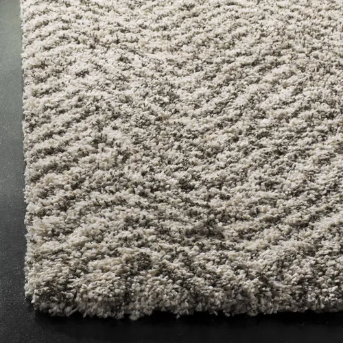 Miniatura 4 de SAFAVIEH Hudson Shag Collection - Alfombra decorativa de 2 x 3 pies, diseño de cheurón, no desprende pelusa y de fácil cuidado, 2 pulgadas