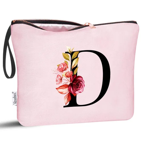 Miniatura 40 de Vavabox A-Z Bolsa de Maquillaje Personalizada, Regalos de Cumpleaños para Mujeres y Mamá, Regalos para la Mejor Amiga, Bolsa de Cosméticos