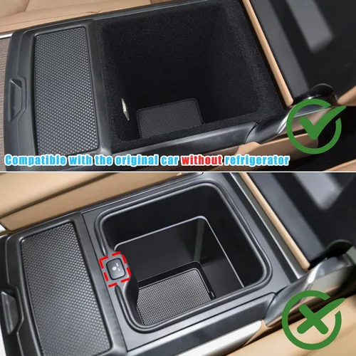 Miniatura 3 de HAPPYHORSE Organizador de reposabrazos de automóvil, caja de almacenamiento compatible con Land Rover Range Rover Sport/Vogue 2023-2026 reposabrazos