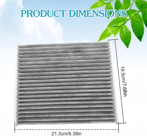 Miniatura 2 de Fresh Breeze CF10285 - Filtro de aire para cabina de pasajeros de automóvil con Arm and Hammer Baking Soda, CF10285 para Toyota Lexus Scion Camry