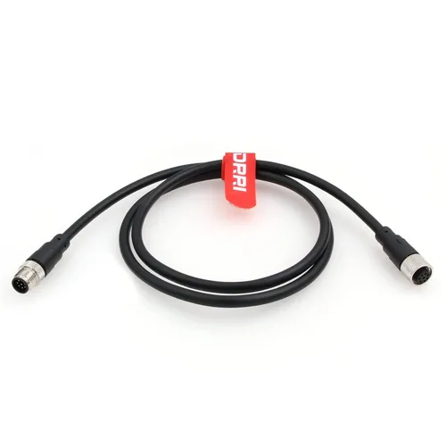 Miniatura 6 de M12 - Conector de sensor hembra de 8 pines para volar Cable de protección eléctrica impermeable para aplicaciones de automatización