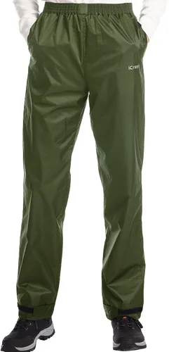iCreek Pantalones de lluvia para hombre, impermeables, resistentes al viento, ligeros, para senderismo, trabajo, lluvia, al aire libre, para golf,