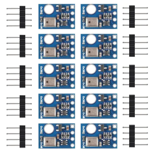 Miniatura 6 de UMLIFE 4 unids AHT20 I2C Sensor de temperatura y humedad Módulo de alta precisión Sensor de humedad Sonda DHT11 AHT10 Versión actualizada