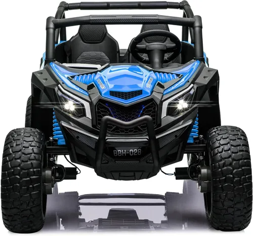 Miniatura 10 de MOLACHI juguetes de paseo de 24 V para niños grandes, UTV eléctrico para niños de 4 ruedas con ruedas EVA, vehículos de control remoto para niños