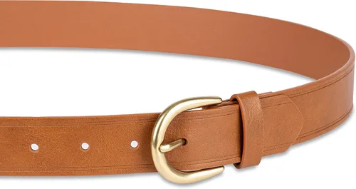Miniatura 3 de Tienda Essentials Cinturón vaquero con borde crudo para mujer