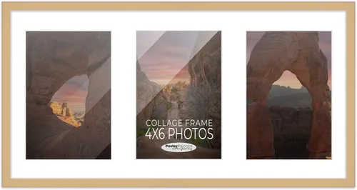 Miniatura 105 de Marcos de fotos modernos para decoración de pared, marco de collage de fotos de 8 x 10 pulgadas, acabado negro con paspartú negro para dos fotos