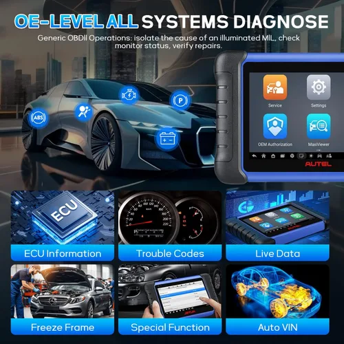 Miniatura 3 de Autel Escáner IM508S OBD2, herramienta de escaneo bidireccional 2026, con programador XP200, modo inteligente y experto, diagnóstico de todo