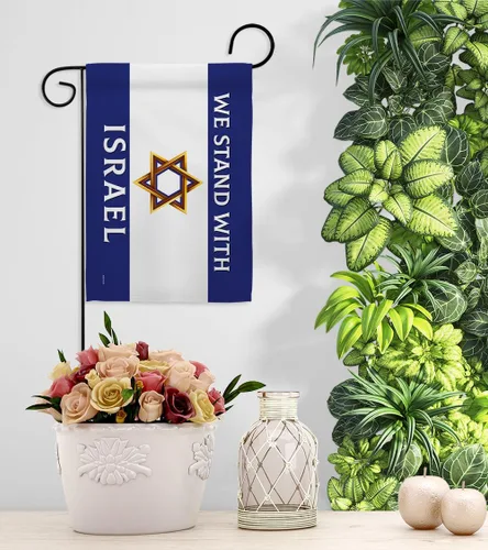 Miniatura 9 de Israel Flag We Stand with Israel American Flags Pack Tapiz Wall Room - Póster al aire libre Bandera de Israelí Campsite Home Banner