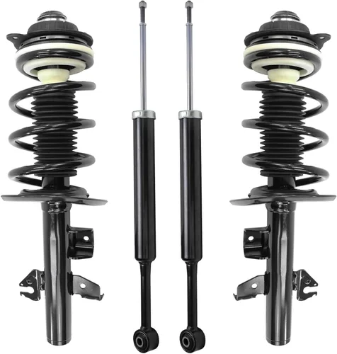 Miniatura 67 de Detroit Axle - Puntales y Amortiguadores para Chevy Traverse Buick Enclave GMC Acadia Saturn Outlook 2007-2012, 2 puntales delanteros con resorte