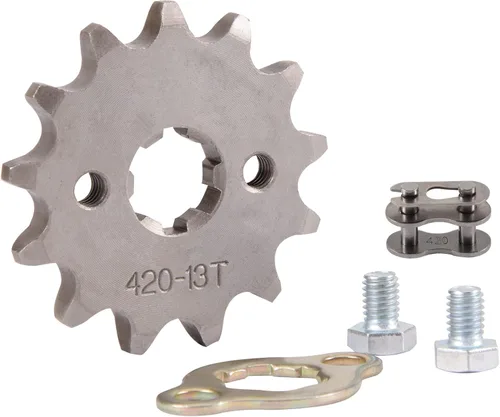 Miniatura 15 de WOOSTAR Motocicleta 420-10T Piñón delantero 0.787 in para 50cc 70cc 90cc 110cc 125cc Dirt Pit Bike Mini Bike ATV 4 ruedas ciclomotor