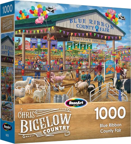 Miniatura 11 de RoseArt - Chris Bigelow - The Barn Dance - Rompecabezas de 1000 piezas para adultos