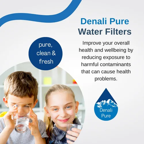 Miniatura 3 de Denali Pure - Paquete de 3 filtros de agua de repuesto para refrigerador 9002 - Compatible con cartucho de filtro de agua para refrigerador 9002