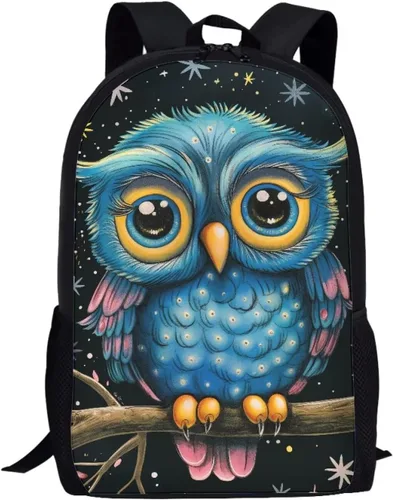 Miniatura 190 de HUGS IDEA Los animales frescos 3D niños escuela libro bolsa niños impresión mochilas, Baloncesto, Moderno