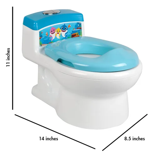 Miniatura 3 de The First Years Asiento de Inodoro para Bebés Pinkfong Baby Shark y Asiento de Inodoro para Niños Pequeños - Asiento de Inodoro para Entrenamiento