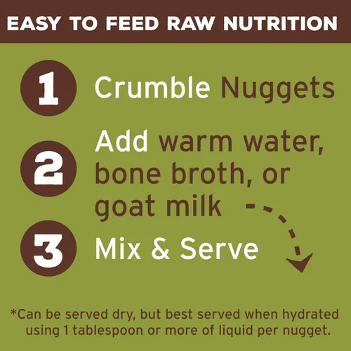 Miniatura 7 de Primal - Alimento liofilizado para perros, Pronto Mini Nuggets, cordero; tomar y servir, comida completa y equilibrada; también se puede utilizar