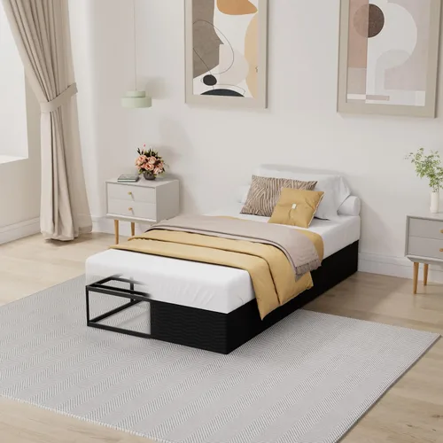 Miniatura 3 de Tyndall 10 Inch Twin Box Spring, Heavy Duty Metal Box Spring for Twin Size Bed Mattress Foundation with Fabric Cover, Noise-Free, Non Slip, Easy