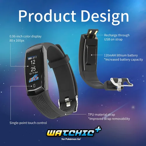 Miniatura 2 de Brook Pocket Auto Catch Watchic Plus - Atrapasador automático de cuentas duales, IPX7 impermeable, pantalla a color de 0.96 pulgadas, para Pocket